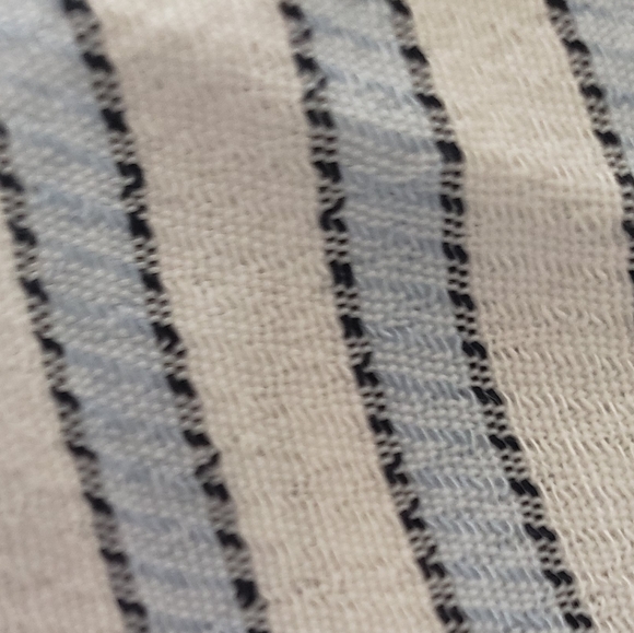 H&M blue white stripe tie side apron top NWT - Picture 8 of 9